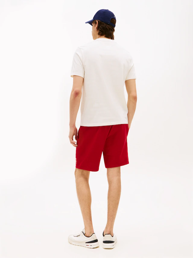 Tommy Hilfiger T-Shirt »AMERICANA MONOTYPE FLAG BOX TEE« Mit markanter Stickerei