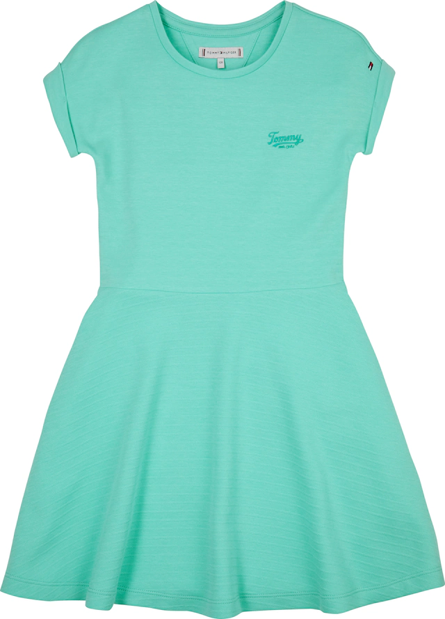 Tommy Hilfiger Jerseykleid »SPACER INTERLOCK DRESS« für Kinder bis 16 Jahre, mit Logoschriftzug