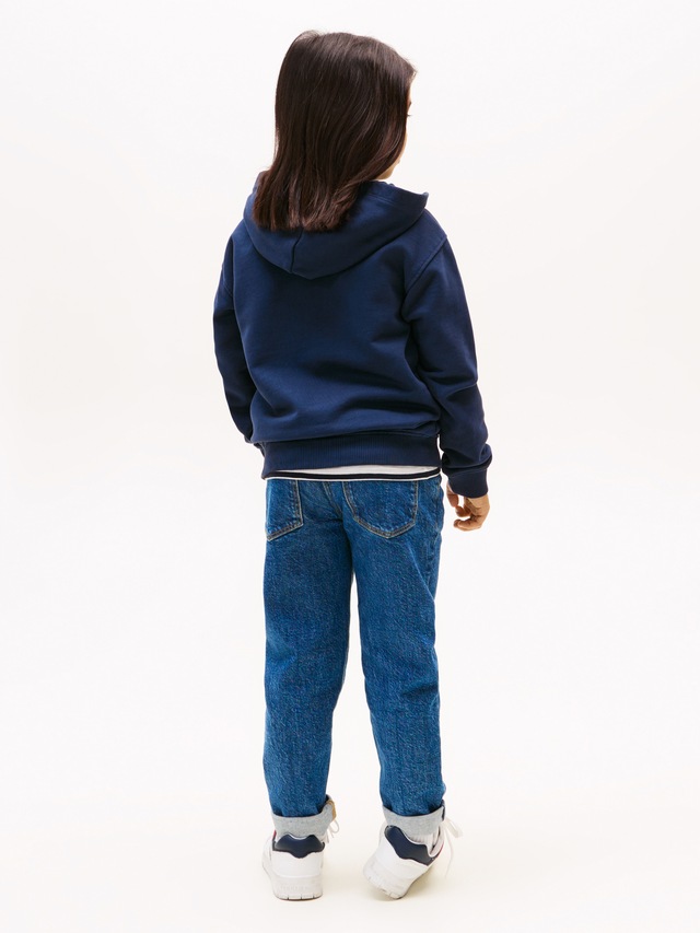 Tommy Hilfiger Kapuzensweatjacke »TONAL FLAG EMB ZIP HOODIE« für Kinder bis 16 Jahre, mit Kapuze