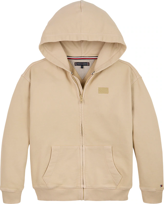 Tommy Hilfiger Kapuzensweatjacke »TONAL FLAG EMB ZIP HOODIE« für Kinder bis 16 Jahre, mit Kapuze