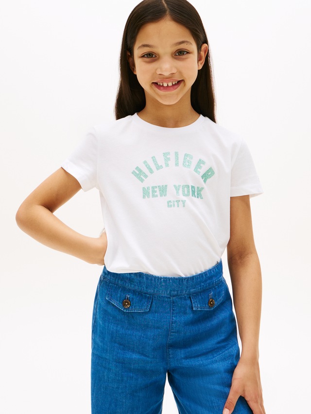 Tommy Hilfiger T-Shirt »HILFIGER GRAPHIC T-SHIRT« für Kinder bis 16 Jahre, mit großem Druck