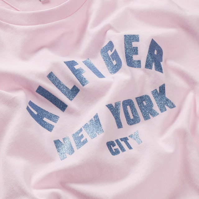 Tommy Hilfiger T-Shirt »HILFIGER GRAPHIC T-SHIRT« für Kinder bis 16 Jahre, mit großem Druck