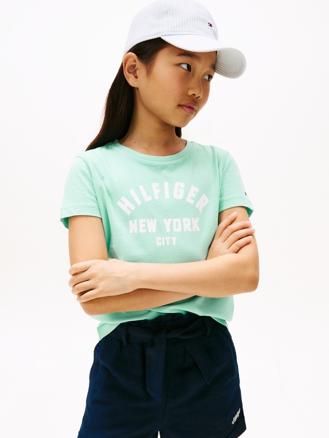 Tommy Hilfiger T-Shirt »HILFIGER GRAPHIC T-SHIRT« für Kinder bis 16 Jahre, mit großem Druck