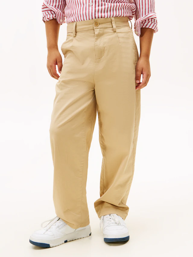 Tommy Hilfiger Chinohose »PLEATED CHINO PANT« für Kinder bis 16 Jahre, mit Bundfalten