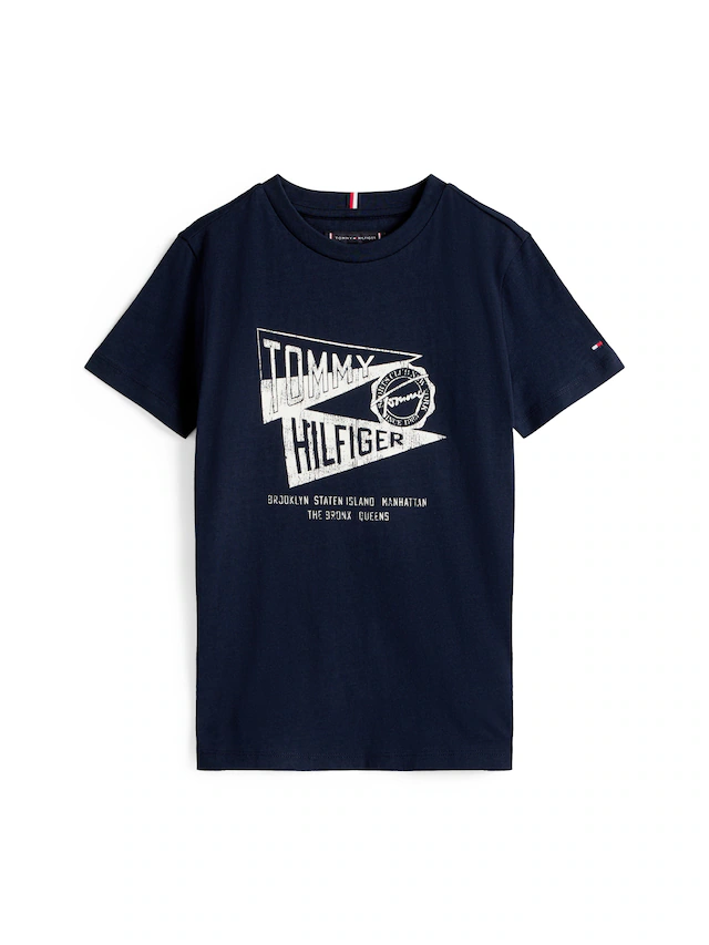 Tommy Hilfiger T-Shirt »TEXTURED GRAPHIC PRINT TEE SS« für Kinder bis 16 Jahre