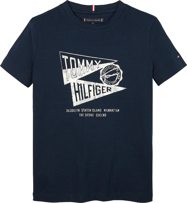 Tommy Hilfiger T-Shirt »TEXTURED GRAPHIC PRINT TEE SS« für Kinder bis 16 Jahre