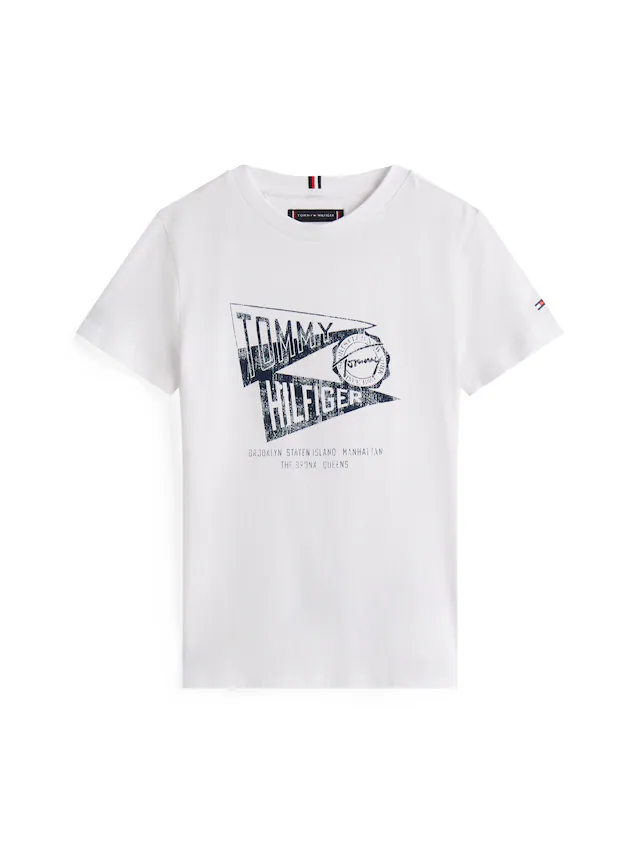 Tommy Hilfiger T-Shirt »TEXTURED GRAPHIC PRINT TEE SS« für Kinder bis 16 Jahre