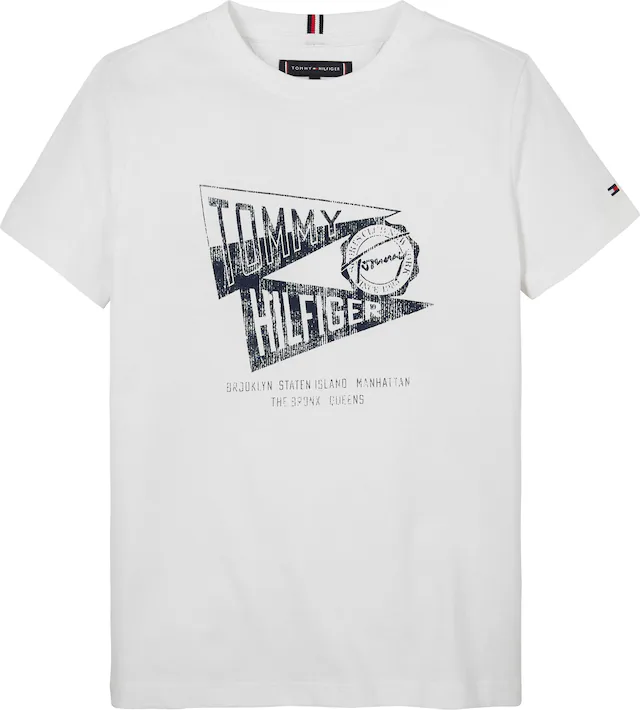 Tommy Hilfiger T-Shirt »TEXTURED GRAPHIC PRINT TEE SS« für Kinder bis 16 Jahre
