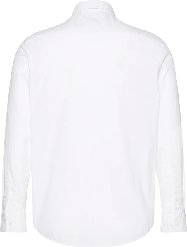 Calvin Klein Jeans Langarmhemd »LS SOLID OXFORD CLASSIC SHIRT« Mit Rundhalsausschnitt