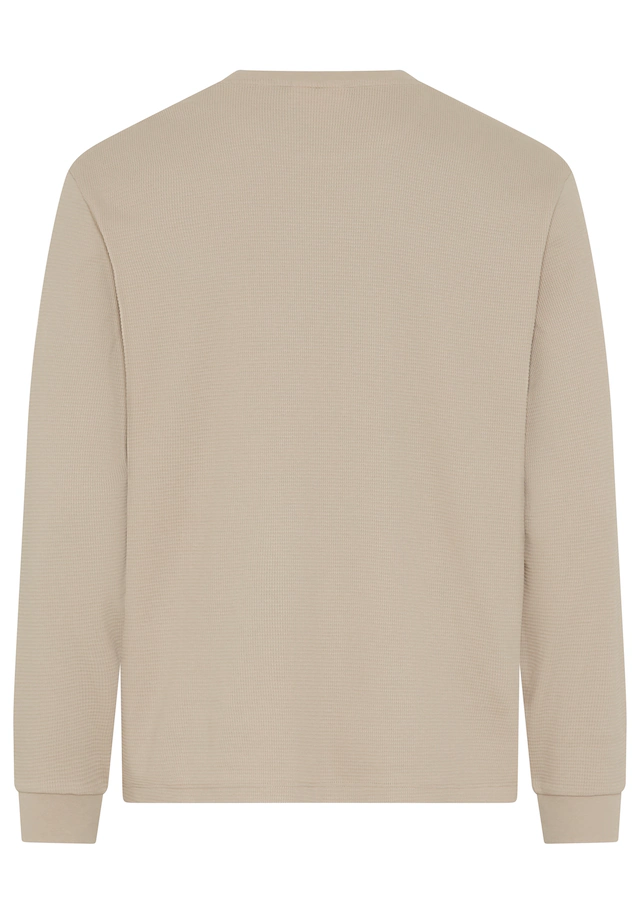 Calvin Klein Jeans Langarmshirt »LS WAFFLE BADGE CREWNK TEE« Mit Rundhalsausschnitt