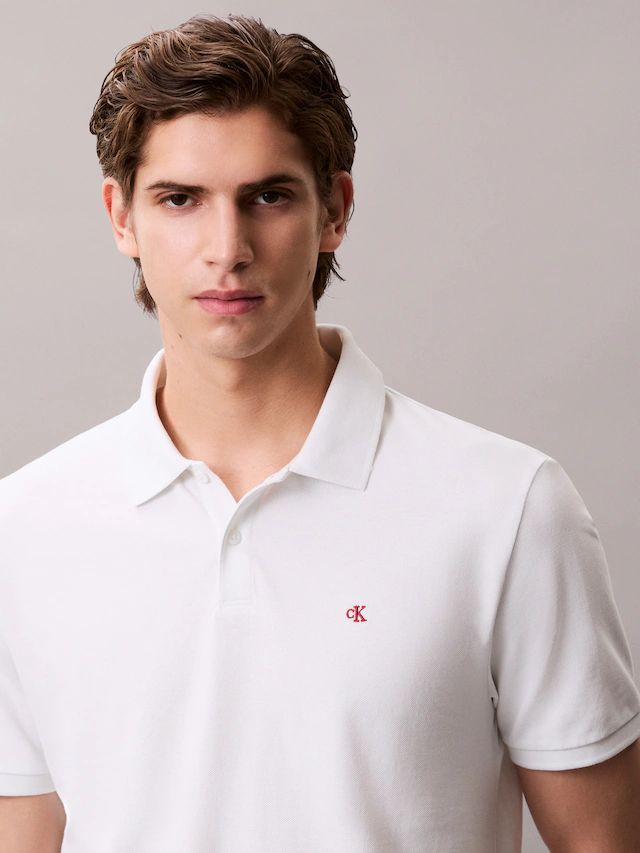 Calvin Klein Jeans Poloshirt »SS CASUAL PIQUE CLASSIC POLO« Mit Rundhalsausschnitt