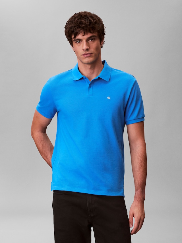 Calvin Klein Jeans Poloshirt »SS CASUAL PIQUE CLASSIC POLO« Mit Rundhalsausschnitt