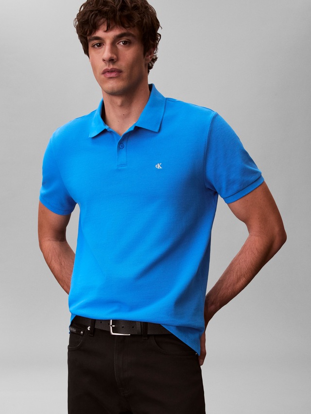 Calvin Klein Jeans Poloshirt »SS CASUAL PIQUE CLASSIC POLO« Mit Rundhalsausschnitt