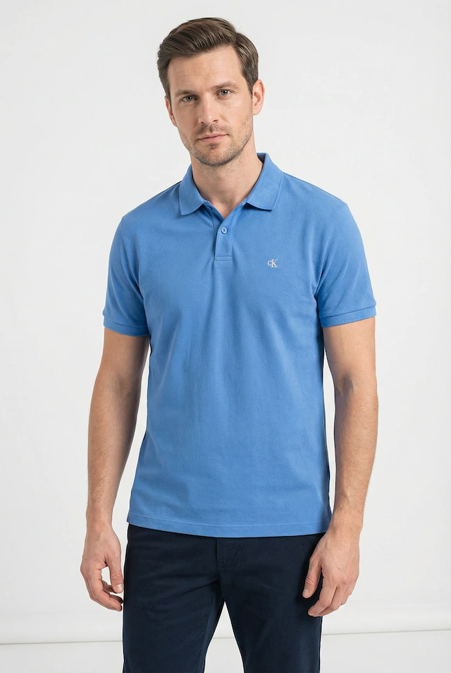 Calvin Klein Jeans Poloshirt »SS CASUAL PIQUE CLASSIC POLO« Mit Rundhalsausschnitt