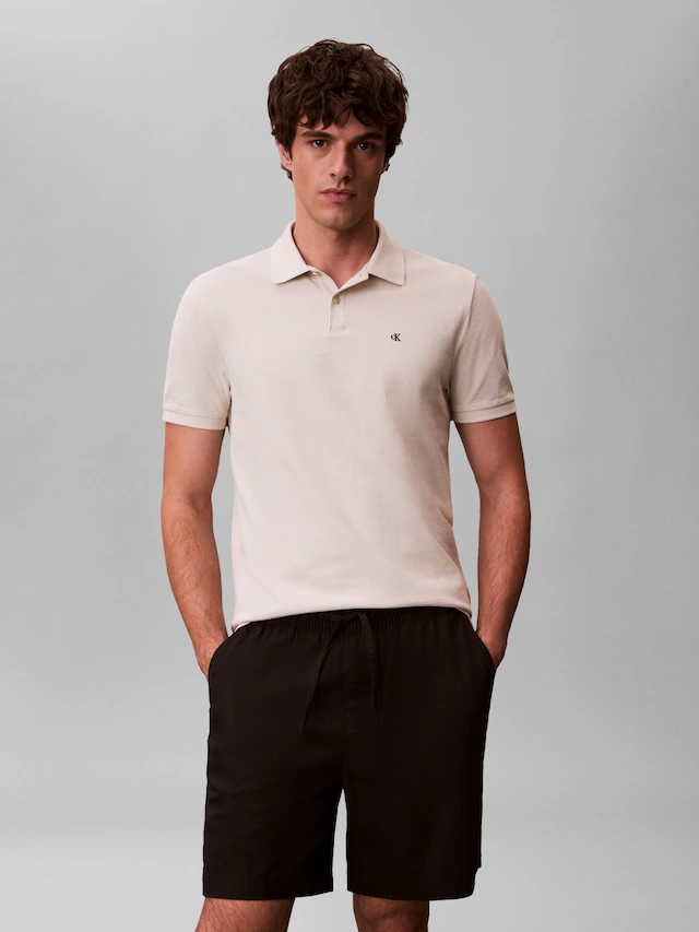 Calvin Klein Jeans Poloshirt »SS CASUAL PIQUE CLASSIC POLO« Mit Rundhalsausschnitt