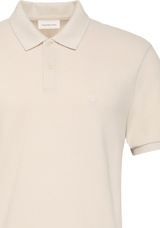 Calvin Klein Jeans Poloshirt »SS CASUAL PIQUE CLASSIC POLO« Mit Rundhalsausschnitt
