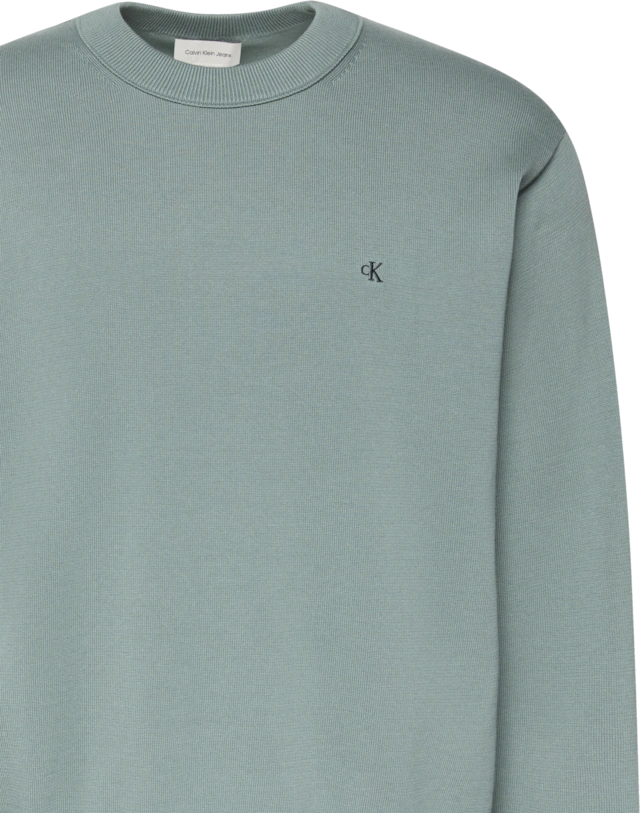 Calvin Klein Jeans Strickpullover »LS EZ COTTON CREWNK SWEATER 12GG« Mit Rundhalsausschnitt