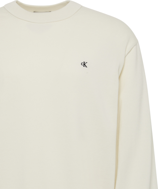 Calvin Klein Jeans Strickpullover »LS EZ COTTON CREWNK SWEATER 12GG« Mit Rundhalsausschnitt