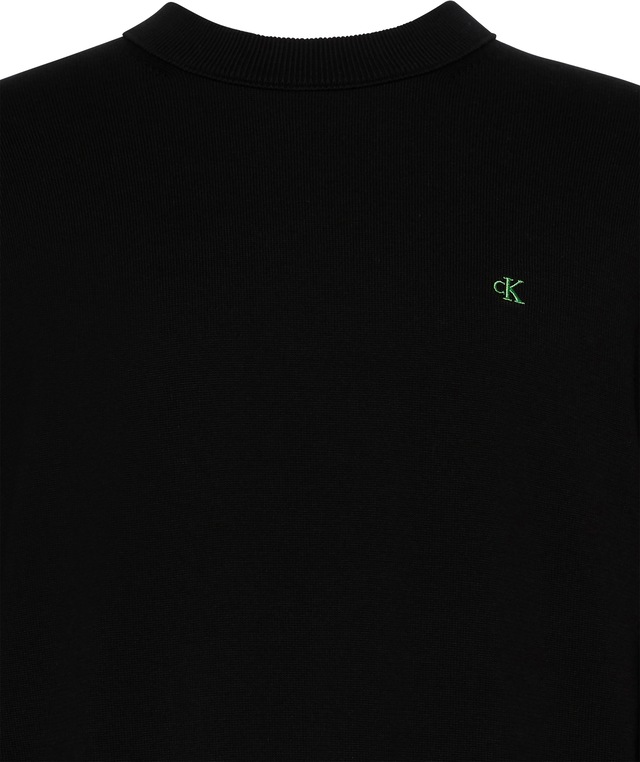Calvin Klein Jeans Strickpullover »LS EZ COTTON CREWNK SWEATER 12GG« Mit Rundhalsausschnitt