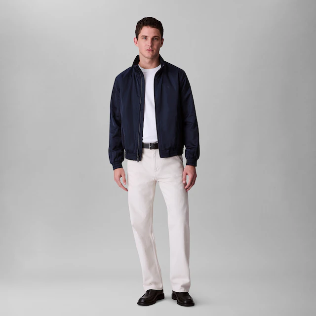 Calvin Klein Jeans Bomberjacke »LS PADDED HARRINGTON JACKET« ohne Kapuze Mit Rundhalsausschnitt mit Stehkragen