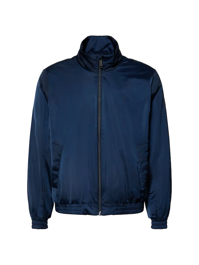 Calvin Klein Jeans Bomberjacke »LS PADDED HARRINGTON JACKET« ohne Kapuze Mit Rundhalsausschnitt mit Stehkragen