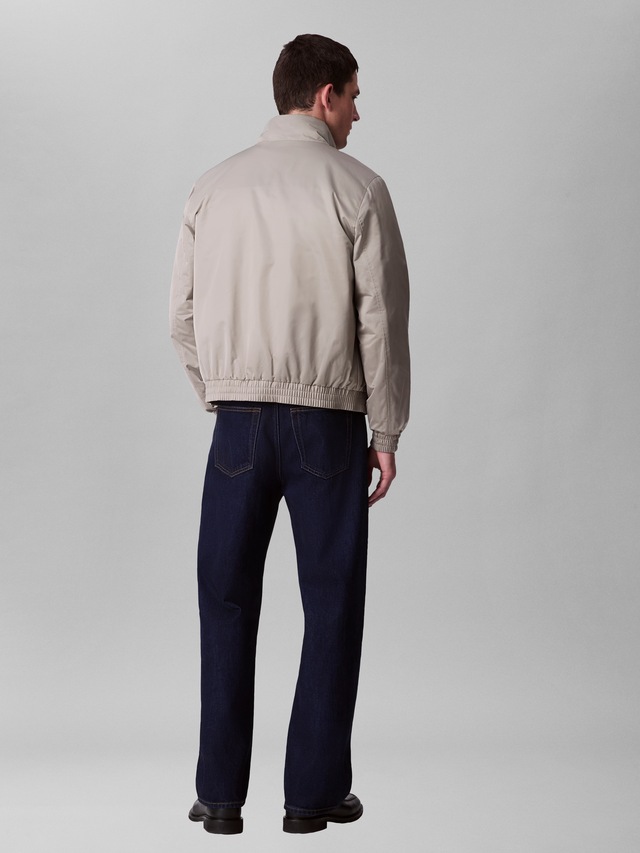 Calvin Klein Jeans Bomberjacke »LS PADDED HARRINGTON JACKET« ohne Kapuze Mit Rundhalsausschnitt mit Stehkragen
