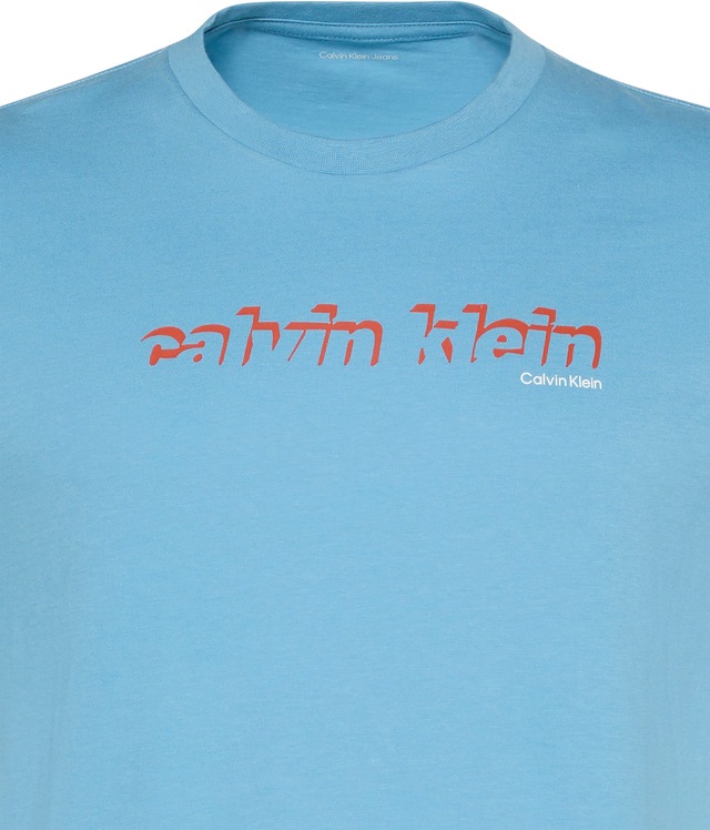 Calvin Klein Jeans T-Shirt »SS 30s E CLVN LN 3D« Mit Rundhalsausschnitt
