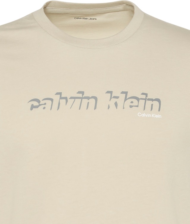 Calvin Klein Jeans T-Shirt »SS 30s E CLVN LN 3D« Mit Rundhalsausschnitt
