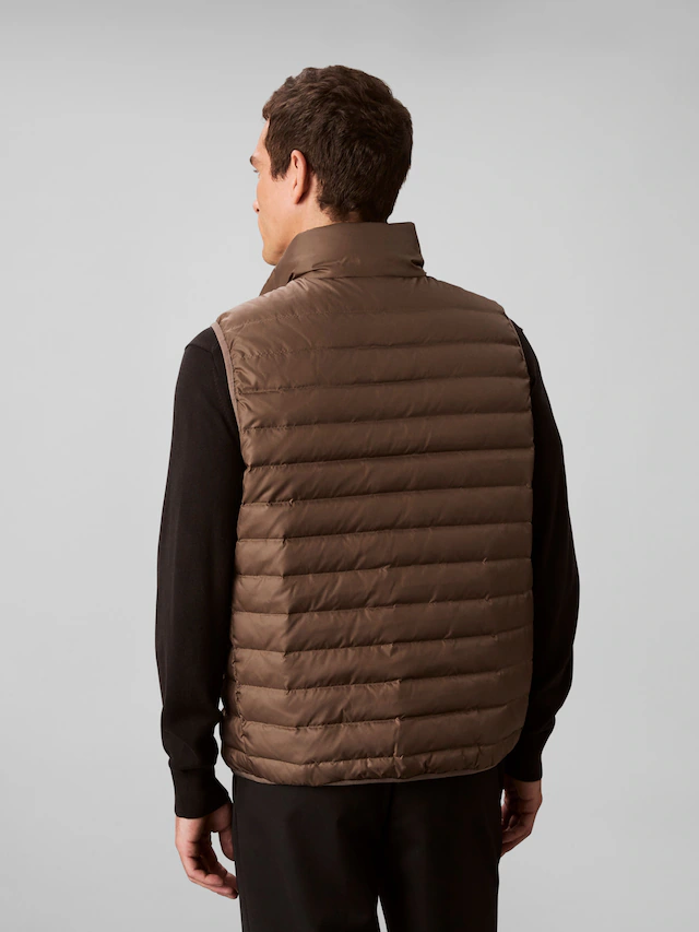 Calvin Klein Steppweste »SLVLSS LT WT NYLON PUFFER VEST« Mit Rundhalsausschnitt