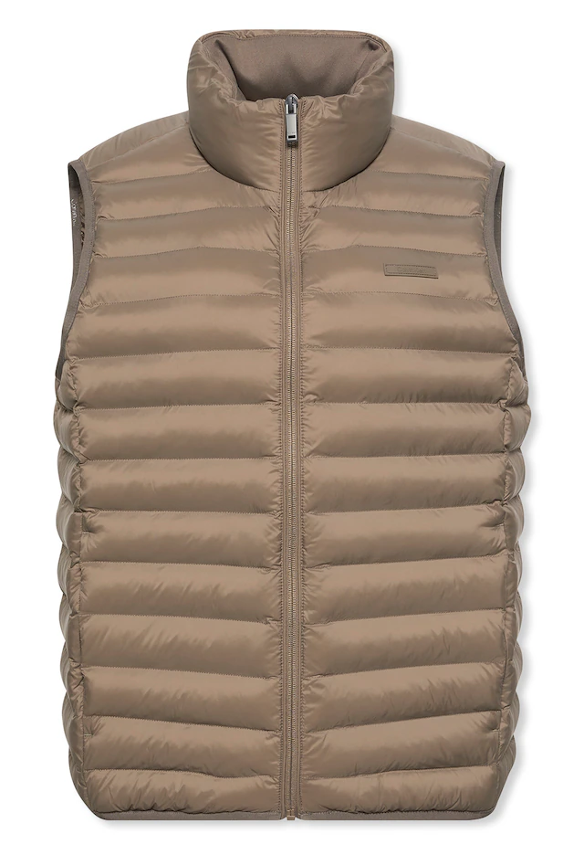 Calvin Klein Steppweste »SLVLSS LT WT NYLON PUFFER VEST« Mit Rundhalsausschnitt