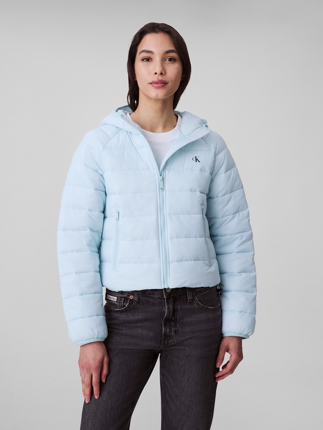 Calvin Klein Jeans Steppjacke »LGHTWGHT QLTD JCKT P« mit Kapuze Mit Rundhalsausschnitt