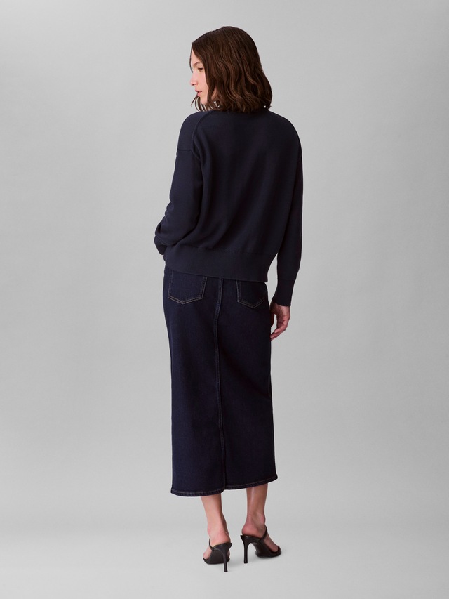 Calvin Klein Jeans Strickpullover »Cotton Graphic Pullover« Mit Rundhalsausschnitt