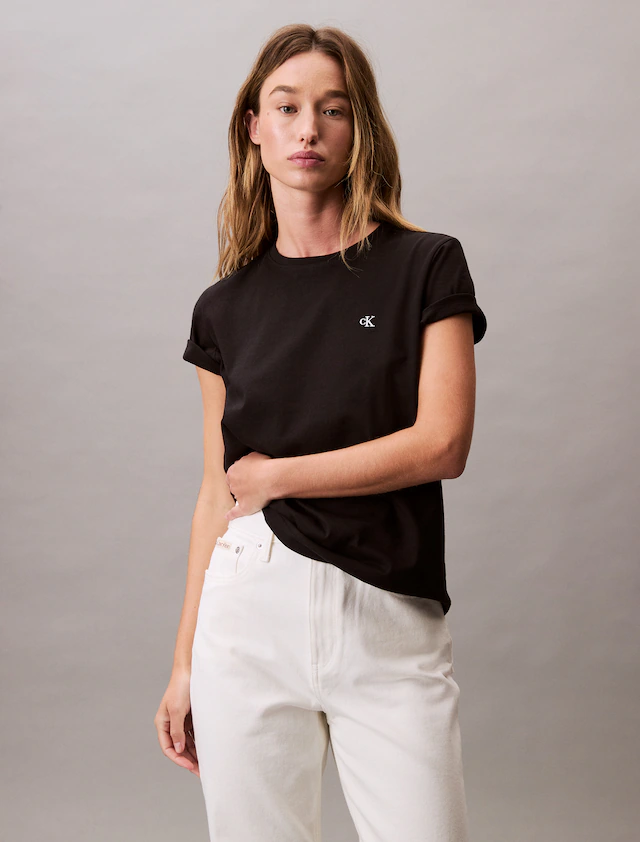 Calvin Klein Jeans T-Shirt »SS MONOGRAM CREW TEE« Mit Rundhalsausschnitt