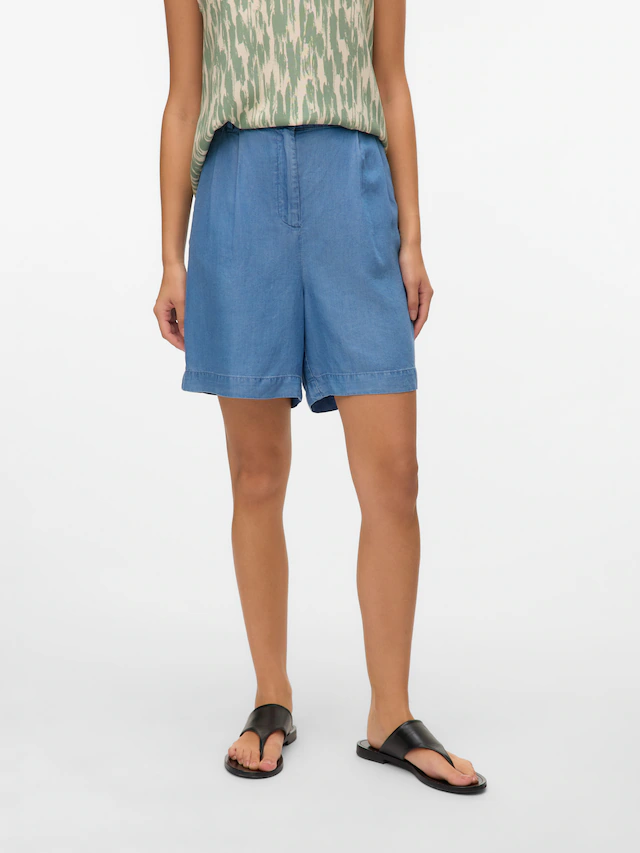 Vero Moda Shorts »VMFLEUR HW BERMUDA TENCEL SHORTS GA« Viskose, loose fit