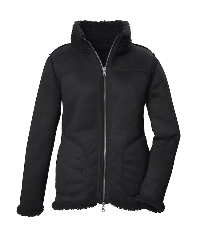 G.I.G.A. DX by killtec Wendejacke »GW 62 WMN JCKT« Wendbare Damenjacke in Wildlederoptik, warm, mit 4 Taschen