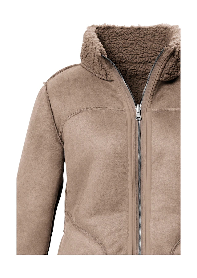 G.I.G.A. DX by killtec Wendejacke »GW 62 WMN JCKT« Wendbare Damenjacke in Wildlederoptik, warm, mit 4 Taschen