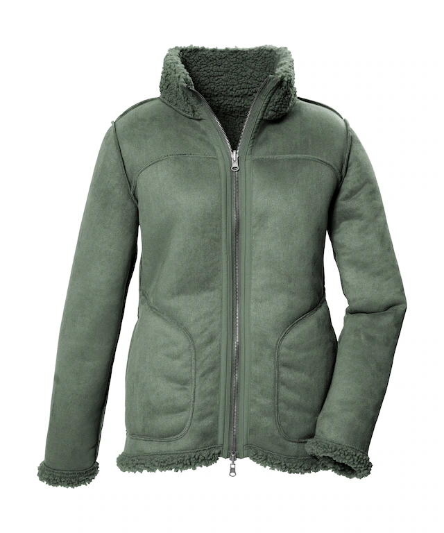 G.I.G.A. DX by killtec Wendejacke »GW 62 WMN JCKT« Wendbare Damenjacke in Wildlederoptik, warm, mit 4 Taschen