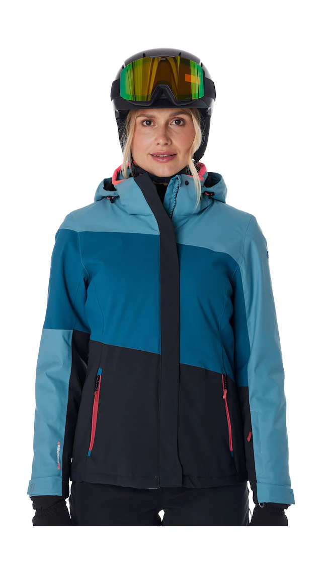Killtec Skijacke »KSW 67 WMN SKI JCKT« Damen Skijacke: wasserdicht, atmungsaktiv, abnehmbare Kapuze