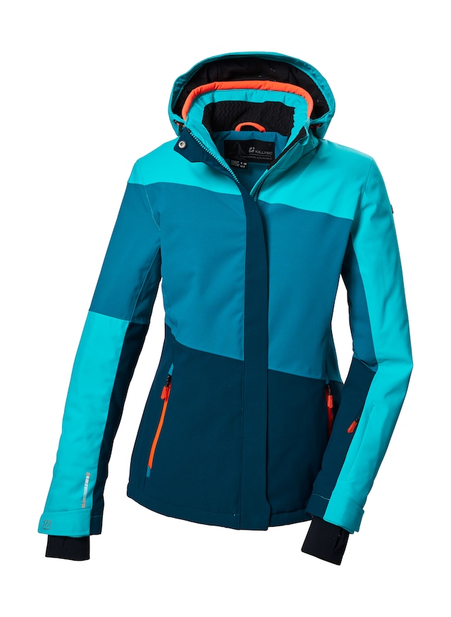 Killtec Skijacke »KSW 67 WMN SKI JCKT« Damen Skijacke: wasserdicht, atmungsaktiv, abnehmbare Kapuze