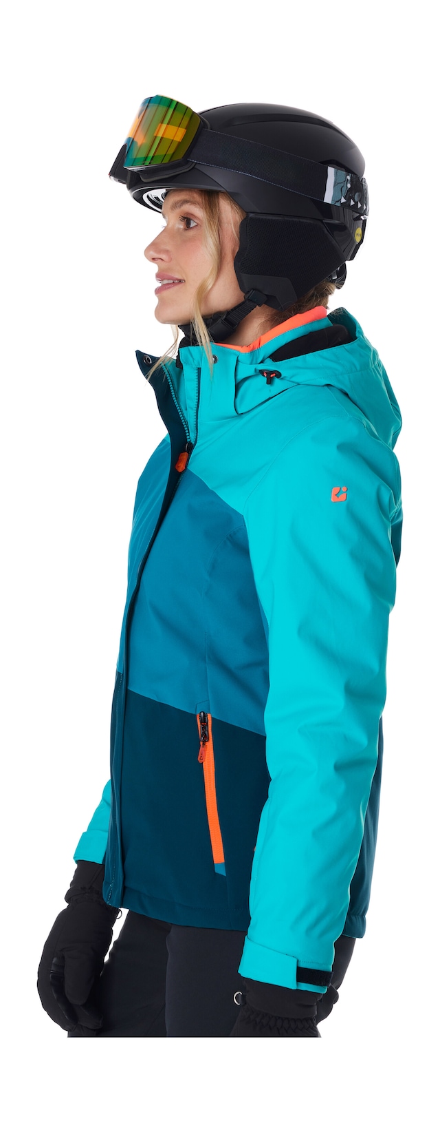 Killtec Skijacke »KSW 67 WMN SKI JCKT« Damen Skijacke: wasserdicht, atmungsaktiv, abnehmbare Kapuze