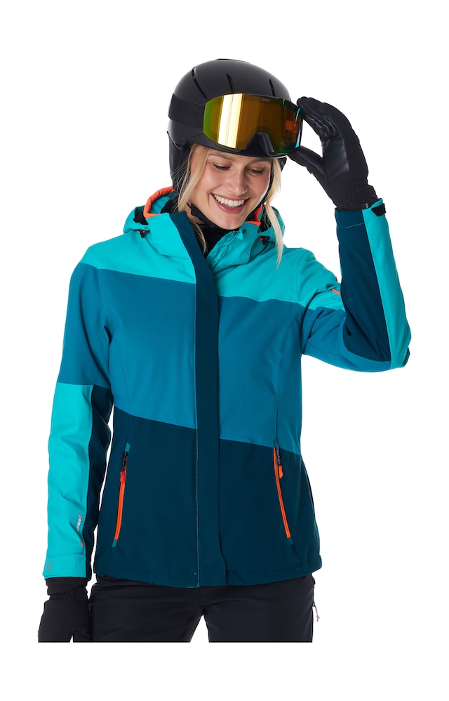 Killtec Skijacke »KSW 67 WMN SKI JCKT« Damen Skijacke: wasserdicht, atmungsaktiv, abnehmbare Kapuze