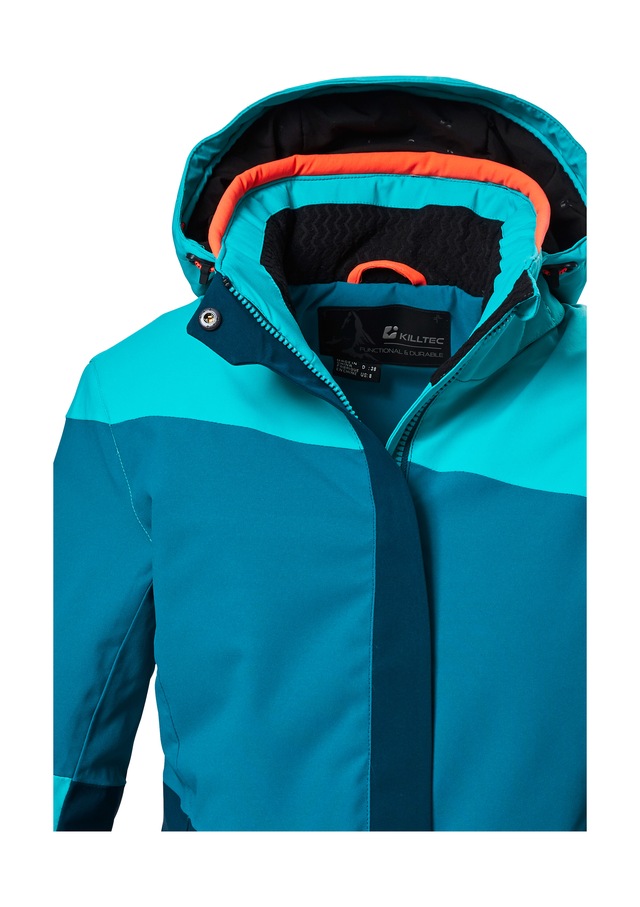 Killtec Skijacke »KSW 67 WMN SKI JCKT« Damen Skijacke: wasserdicht, atmungsaktiv, abnehmbare Kapuze