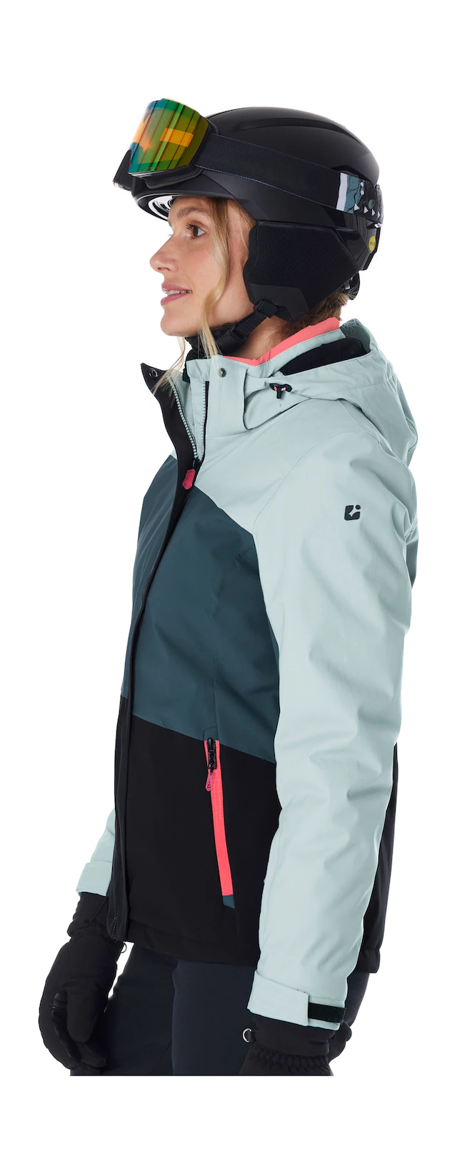 Killtec Skijacke »KSW 67 WMN SKI JCKT« Damen Skijacke: wasserdicht, atmungsaktiv, abnehmbare Kapuze