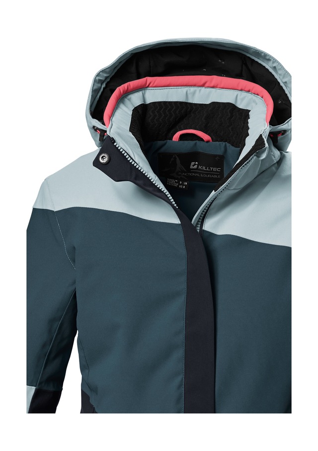 Killtec Skijacke »KSW 67 WMN SKI JCKT« Damen Skijacke: wasserdicht, atmungsaktiv, abnehmbare Kapuze