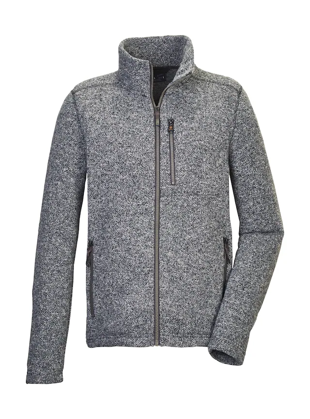 G.I.G.A. DX by killtec Fleecejacke »GW 55 MN KNTFLC JCKT« Zeitlose Strickfleecejacke, Taschen mit Zipper