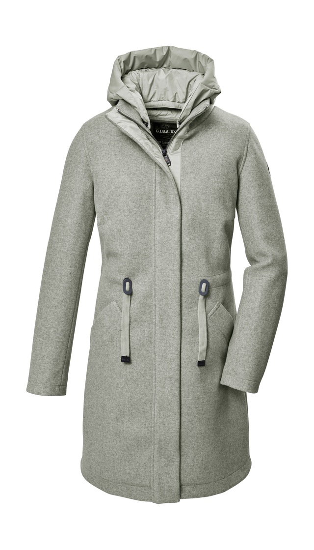 G.I.G.A. DX by killtec Parka »GW 46 WMN PRK« Vielseitiger Damen Parka, 2-Wege-Reißverschluss, abnehmbare Kapuze