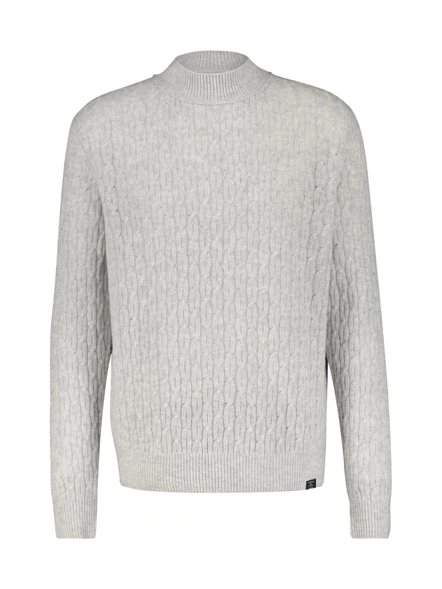 LERROS Strickpullover »Cable-Strickpullover mit Turtleneck«