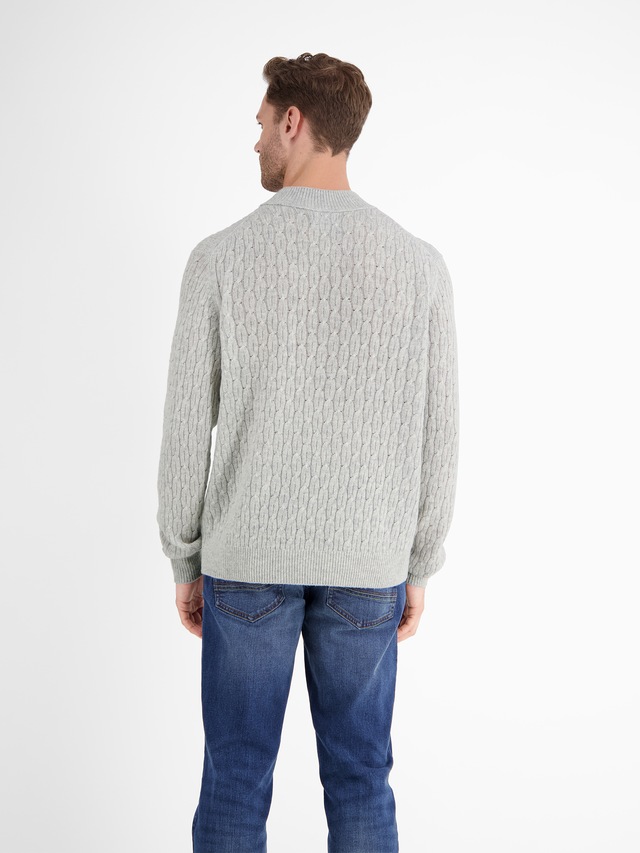 LERROS Strickpullover »Cable-Strickpullover mit Turtleneck«
