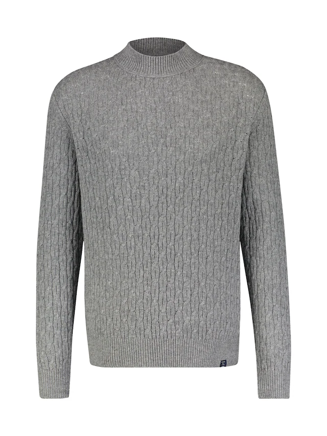 LERROS Strickpullover »Cable-Strickpullover mit Turtleneck«