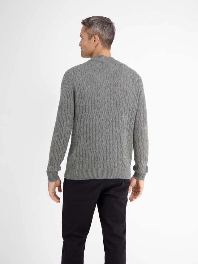LERROS Strickpullover »Cable-Strickpullover mit Turtleneck«